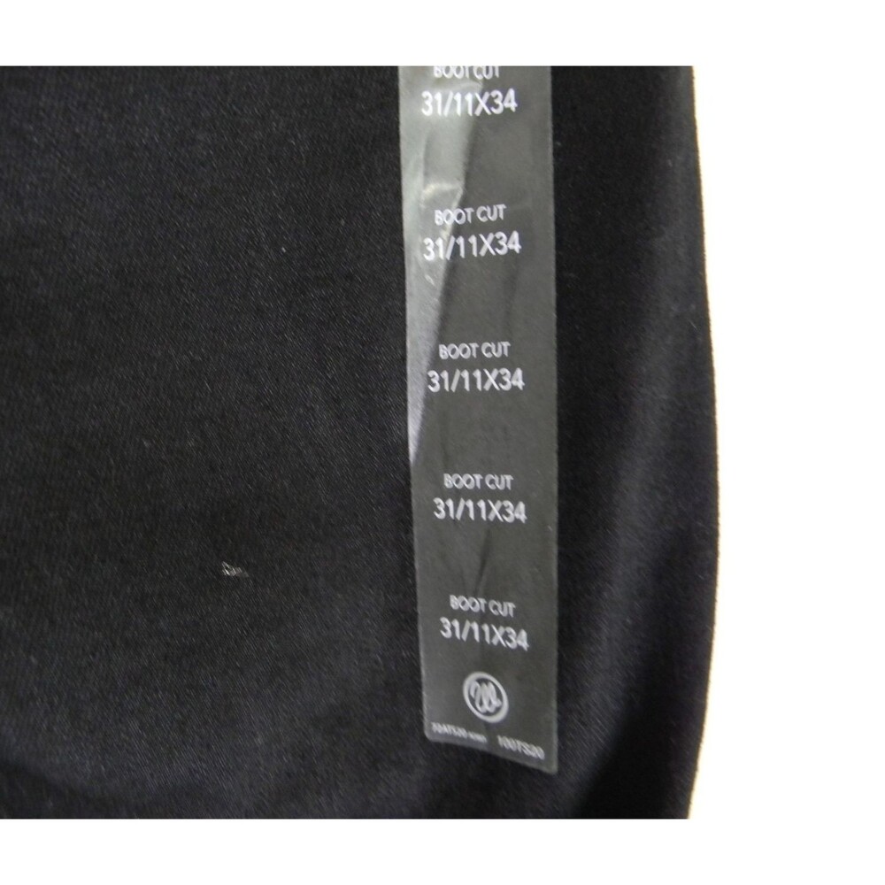 Wrangler Boot Cut Deep Dyed Black Jeans 31 x 34 W Pockets NWT - Picture 3 of 6